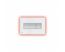 [313947] Кнопка управления AlcaPlast M1470-AEZ113 с цветной пластиной, светящаяся кнопка белая, свет красный +29641 ₽