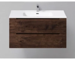 [317803] Тумба под раковину BelBagno Etna ETNA-900-2C-SO-RW-P 90 см, подвесная, цвет темный дуб (rovere moro) +22550 ₽