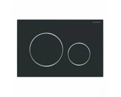 [323339] Клавиша Geberit Sigma Type 20 115.882.14.1 черный матовый, хром глянцевый +21964 ₽