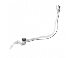 [327443] Слив-перелив полуавтомат Sanit 35.342.00.0000 удлиненный (длина тросика и гофротрубки 100 см), с сифоном и отводом диам +4200 ₽
