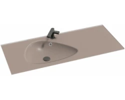 [340036] Стеклянная раковина Jacob Delafon Odeon Rive Gauche EB2564-DE1, 100 см, белый, матовый +9525 ₽