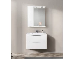 [346160] Зеркальный шкаф BelBagno Marino MARINO-SPC-700/750-1A-BL-P-L/R, 70 х 75 см, с LED-подсветкой, Bianco Lucido - белый гля +12320 ₽