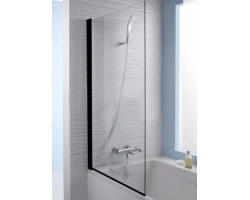 [346951] Шторка на ванну Jacob Delafon Struktura E6D042-BL, 80 см, черная, реверсивная +20585 ₽