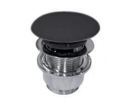 [357120] Донный клапан для раковин Kerasan Nolita 923331 Nero matt, покрытие керамика, без перелива/с переливом, черный матовый +6980 ₽