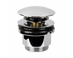 [359447] Донный клапан Clever Leo 98674 система Quick-Clac1-1/4, универсальный, хром +1975 ₽