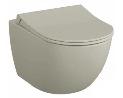 [372679] Чаша подвесного безободкового унитаза Vitra Sento 7748B020-0101, матовый тауп +38848 ₽