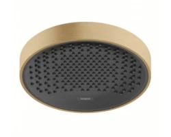 [401903] Верхний душ Hansgrohe Rainfinity 26229140, 25 х 25 см, Ecosmart 1 режим струи, без держателя, шлифованная бронза +118650 ₽