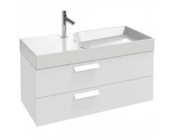 [420291] Тумба для раковины Jacob Delafon Rythmik EB1304-N18, 100 см, цвет белый глянцевый +78240 ₽