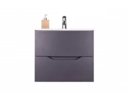 [429247] Тумба с раковиной Orange Line 60 см, Li-60Tug+Ra, подвесная, графит матовый +25979 ₽