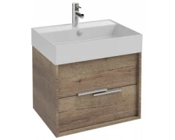 [451887] Тумба под раковину Jacob Delafon Vivienne 60 см, корпус дуб табак, фасад дуб табак, без ручек, EB1583-E52-E52 +49690 ₽