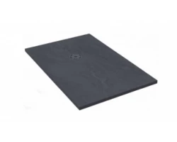[472963] Поддон Jacob Delafon Singulier, 90 x 70 см, материал Neoroc с антискользящим покрытием, серый сланец, E67000-NAD +74670 ₽