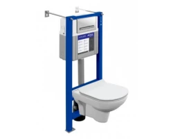 [549847] Инсталляция Boheme, кнопка хром, с унитазом Boheme Avva, сиденье микролифт, комплект, белый, 666/664-CR/972-W/976-W +10990 ₽