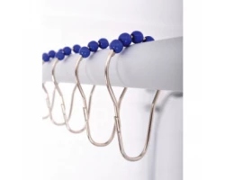 [519055] Кольца для карниза Ridder, сталь, комплект 12 шт., с синими шариками, 49563 +1643 ₽