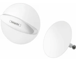 [593875] Внешняя часть слива-перелива Hansgrohe Flexaplus, белый матовый, 58185700 +3570 ₽