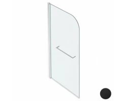 [614499] Шторка для ванны Jacob Delafon Odeon Up, 80 см, с полотенцедержателем, профиль черный, E4932-BL +26090 ₽