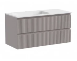 [640822] Тумба под раковину Sancos Snob T 100 см подвесная, левая, Doha Soft, SNT100LSM +23500 ₽