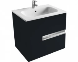 [146147] Тумба под раковину Roca Victoria Nord Black ZRU9000097, 80 см, цвет чёрный глянец +16075 ₽