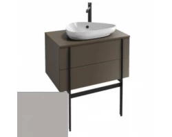 [298895] Тумба под раковину Jacob Delafon Nouvelle Vague 80 EB3039-N21, серый титан глянцевый +197060 ₽