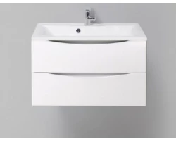 [317820] Тумба под раковину BelBagno Marino MARINO-800-2C-PIA-BL-P, 80 х 45 х 80 см, Bianco Lucido - белый глянец +18550 ₽