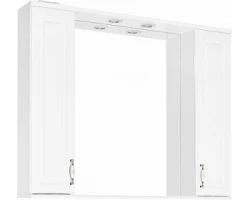 [302367] Зеркальный шкаф Style Line Олеандр-2 1000/С Люкс, 100 см, белый, ЛС-00000583 +11285 ₽