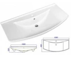 [305020] Мебельная раковина Kirovit Стиль 1050, 4620008197340 +8390 ₽