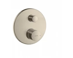 [309786] Смеситель для ванны Axor Uno 45407820 со встроенной защитной комбинацией, шлифованный никель +119140 ₽