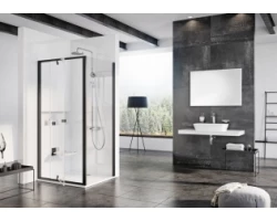 [334502] Душевой уголок Ravak Pivot PDOP2+PPS, 120 х 90 см, профиль черный, витраж транспарент, 03GG0300Z1/90G70300Z1 +92970 ₽