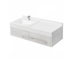 [334677] Тумба под раковину Акватон Сакура 120, 1A219701SKW80, белый глянцевый/ольха наварра +23190 ₽