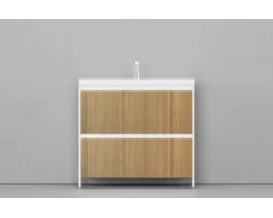 [338472] Тумба под раковину Velvex Klaufs 90 tnKLA.90.2Y-617.216 напольная, 2 ящика, шатанэ/белый +21812 ₽