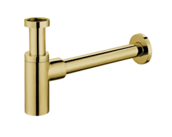 [340028] Сифон Omnires A186GL для раковины декоративный, золото +8209 ₽