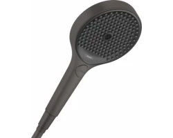 [401971] Ручной душ Hansgrohe Rainfinity 130 26865340, EcoSmart 3 типа струи, чёрный хром +17460 ₽