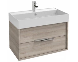 [440279] Тумба под раковину Jacob Delafon Vivienne 80 см, корпус серый дуб, фасад серый дуб, ручки хром, EB1507-E71-E71 +61520 ₽