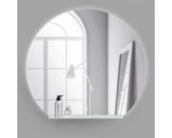 [462911] Зеркало BelBagno 100 x 100 см со встроенным светильником, сенсорным выключателем и полкой, SPC-RNG-1000-LED-TCH-MENS +12500 ₽