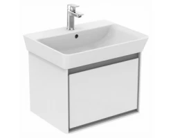 [465443] Тумба под раковину Ideal Standard Connect Air Cube 60 см, подвесная, белый глянцевый, белый матовый, E0846B2 +65219 ₽