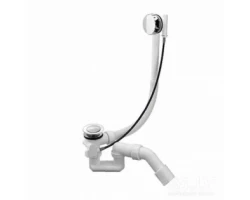 [482695] Слив-перелив п/автомат Wirquin для ванны, внешний кабель L=70 см, регулируемый сифон, вентиль и клапан латунь, с гофрот +1813 ₽