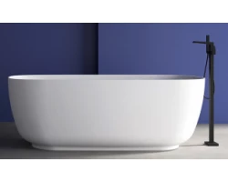 [540915] Ванна акриловая Abber 150 х 75 x 58 см, отдельностоящая, белая, AB9368-1.5 +89250 ₽