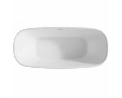 [540979] Ванна акриловая Abber 170 х 80 x 60 см, цвет белый, внешняя панель черная матовая, AB9216-1.7MB +89250 ₽