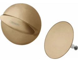 [593895] Внешняя часть слива-перелива Hansgrohe Flexaplus, бронза шлифованная, 58185140 +3750 ₽