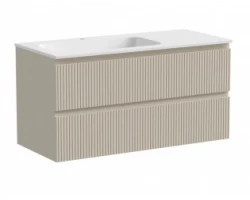 [640828] Тумба под раковину Sancos Snob T 100 см подвесная, левая, Beige Soft, SNT100LCE +22800 ₽
