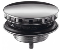 [135565] Донный клапан Hansgrohe 50001000 для раковины, с фиксированной крышкой, хром +4780 ₽