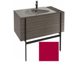 [297673] Тумба под раковину Jacob Delafon Nouvelle Vague 100 EB3031-R3, с выступом, цвет - малиновый глянцевый +197240 ₽