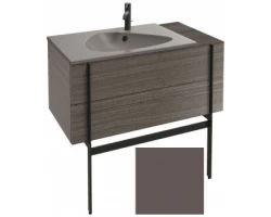 [297675] Тумба под раковину Jacob Delafon Nouvelle Vague 100 EB3031-G80, с выступом, цвет - светло-коричневый глянцевый +197240 ₽