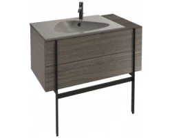 [297759] Тумба под раковину Jacob Delafon Nouvelle Vague 100 EB3031-M49, с выступом, цвет - белый матовый +197240 ₽