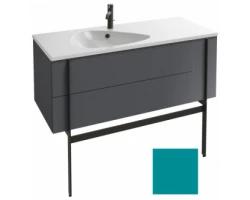 [298772] Тумба под раковину Jacob Delafon Nouvelle Vague 120 EB3036-S30, 3 ящика, цвет - бирюзовый сатин +229340 ₽