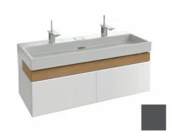 [299465] Тумба под раковину Jacob Delafon Terrace 120 EB1188-442, подвесная, цвет - серый антрацит блестящий +236050 ₽