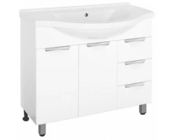 [302397] Тумба под раковину Style Line Жасмин 100 ЛС-00000585, 100 см, напольная, белая +19355 ₽