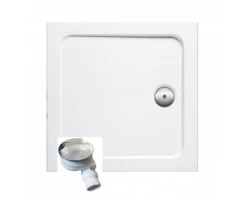 [302447] Поддон Jacob Delafon Flight, 80 x 80 см, с антискользящим покрытием, белый, E62441-F-00 + сифон, диаметр 90 мм, E78161- +30016 ₽