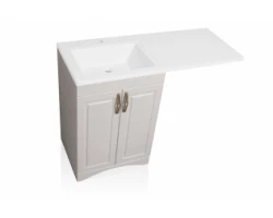 [303297] Тумба под раковину Style Line Даймонд 120 СС-00000559 Люкс Plus, 120 см, напольная, белая +19902 ₽