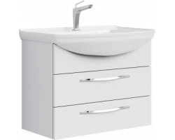 [305022] Тумба под раковину Aqwella Аллегро 75, подвесная, белый, Agr.01.07/2 +15727 ₽