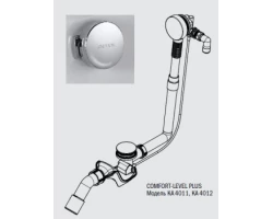[314333] Слив-перелив Kaldewei Comfort-Level Plus мод. 4012, 6877.7238.0999 с функцией налива, удлиненный +54597 ₽